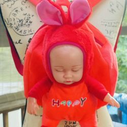 Girls backpack Doll