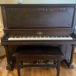Antique Cabinet Grand Piano