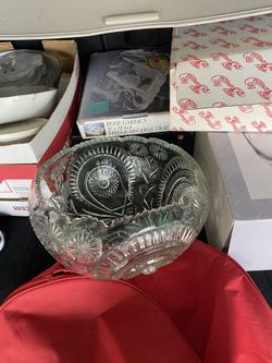 Punch Bowl Pinwheel & Stars by SMITH GLASS