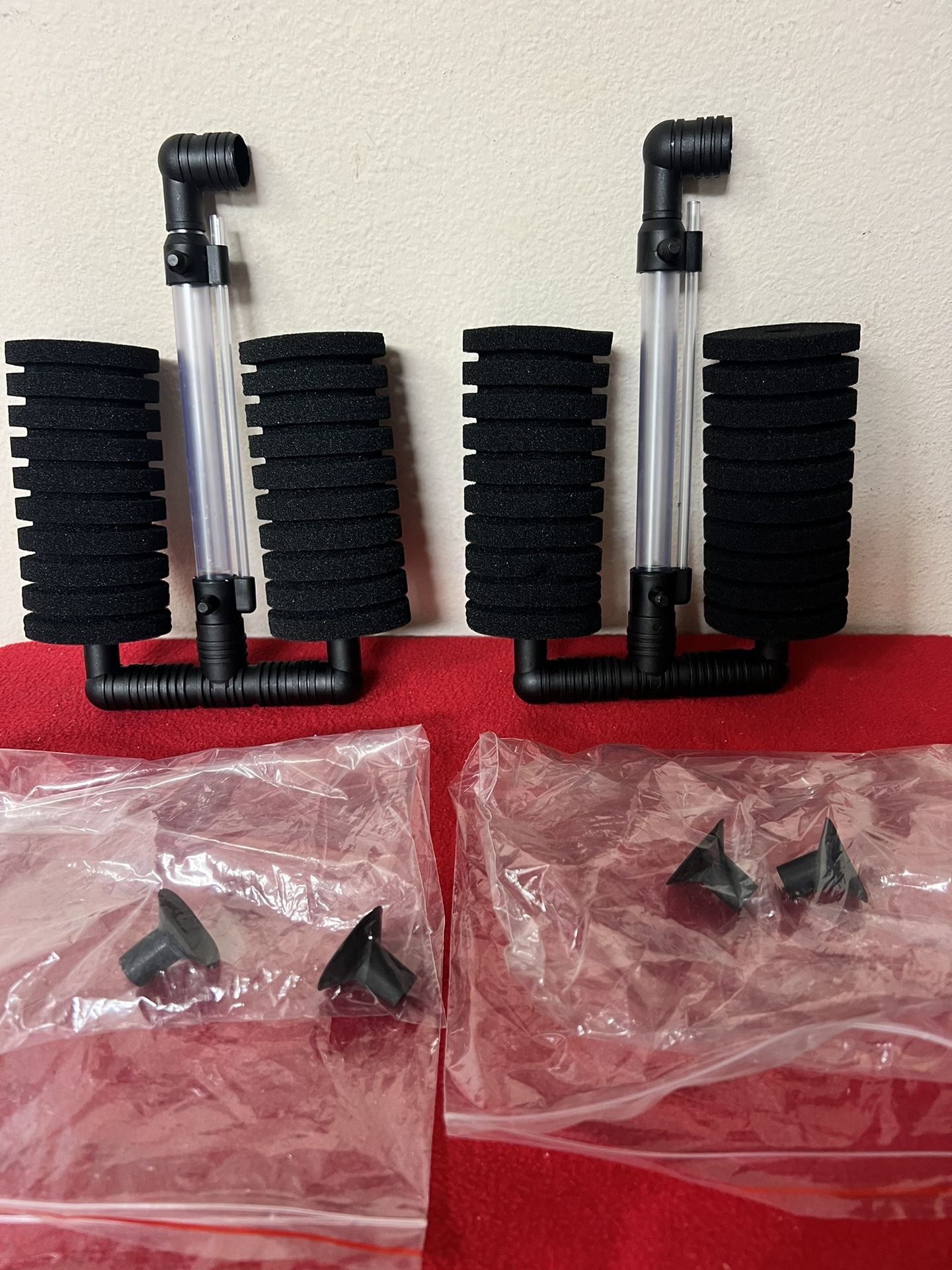Aquarium Sponge Filters (2) New