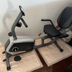 Like New of Sunny Health & Fitness Magnetic Recumbent Exercise Bike