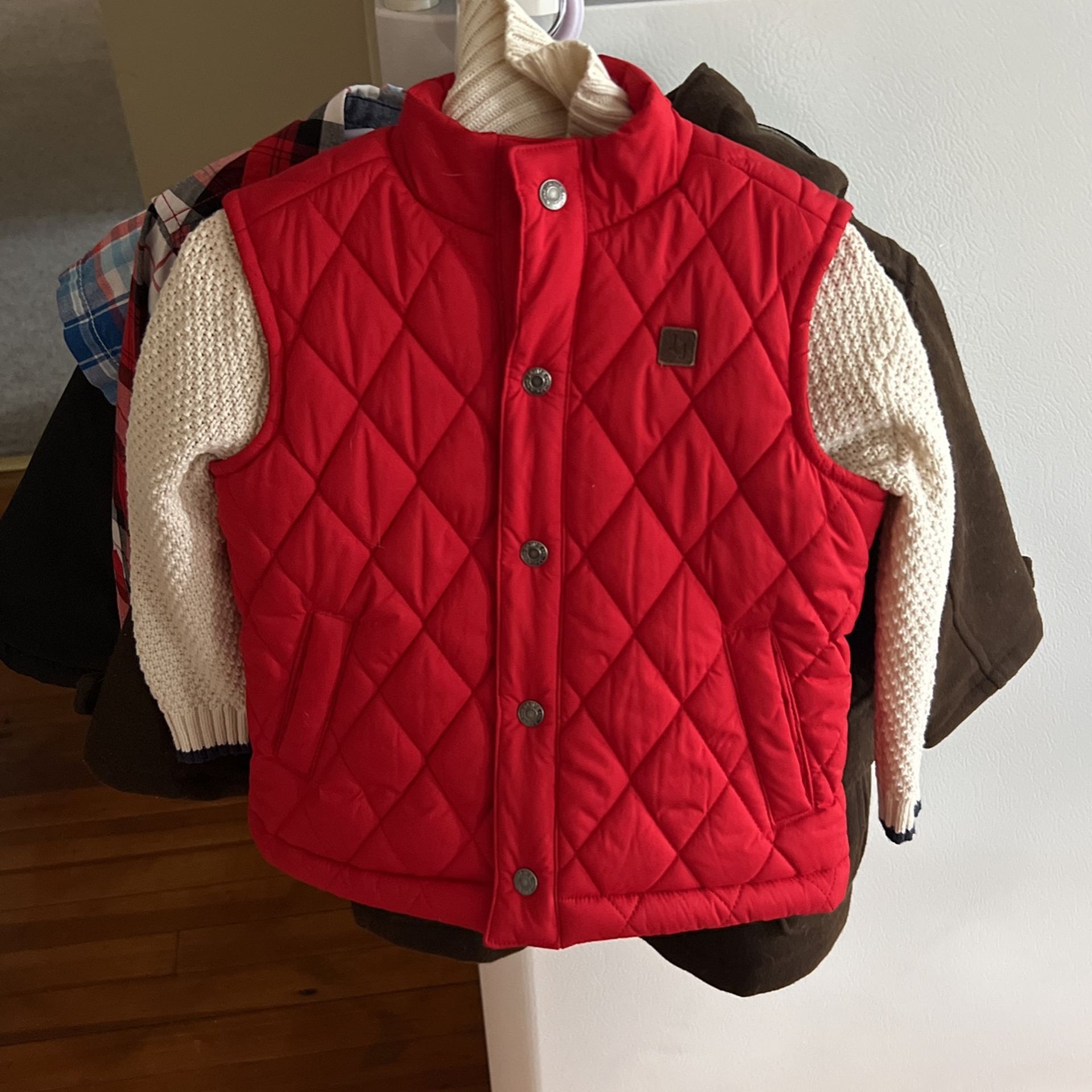 Janie And Jack Sweater And Vest Combo