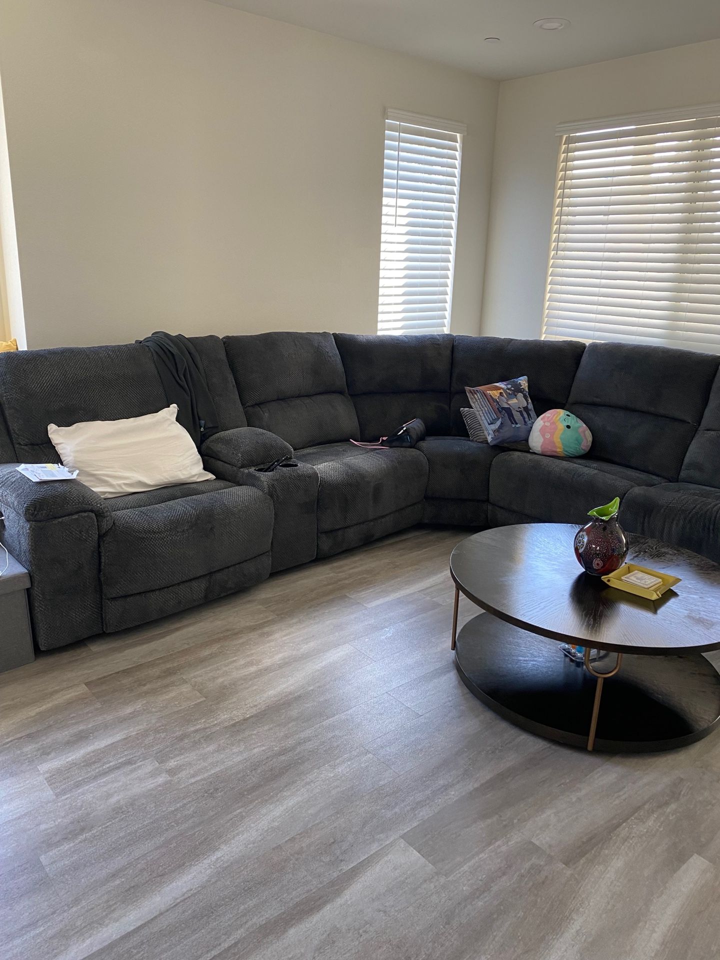 Ashley Recliner couch (L shape) 