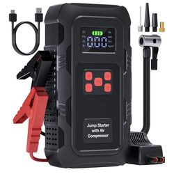 5000A Jump Starter with Air compressor