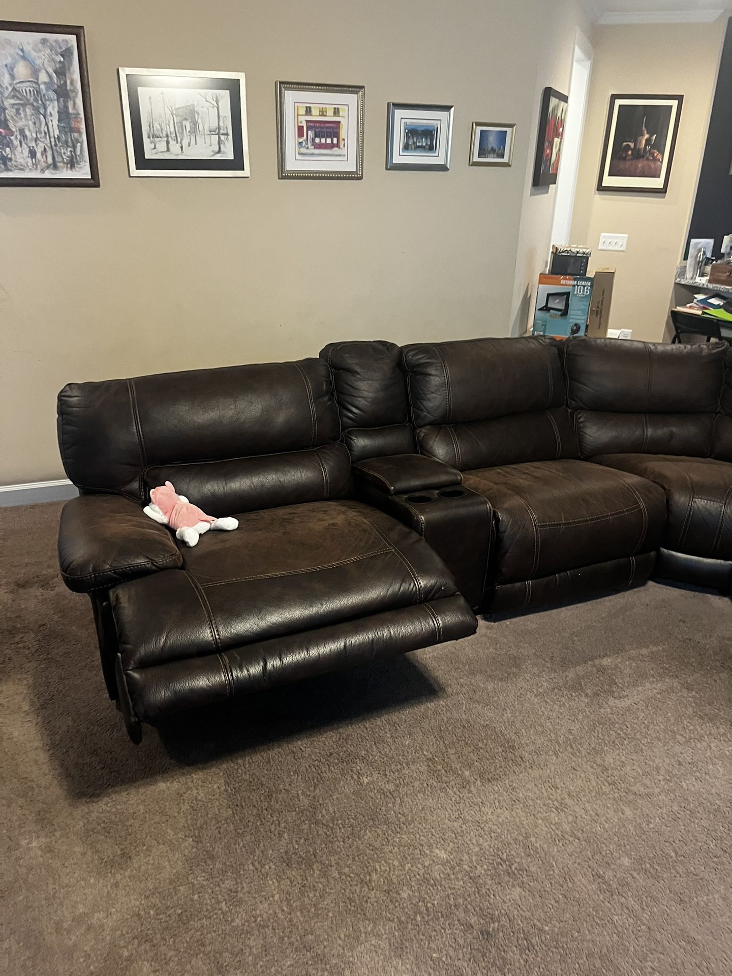 Sectional Leather Sofa