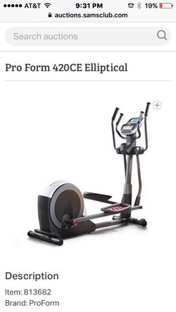 Proform 420 ce elliptical new arrivals