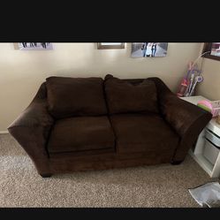 Brown Loveseat 
