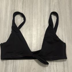 Black Bikini Top No Boundaries Women Small