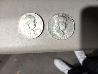 Rare 1957 half dollar coins