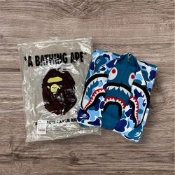 Light Blue Bape Zip Up