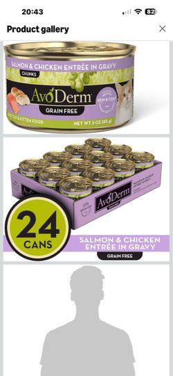 AvoDerm Grain Free Cat Food 24-Can Pack