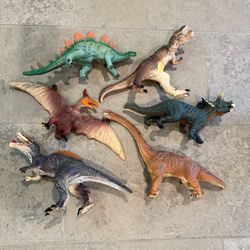 Set of Toy Dinosaurs