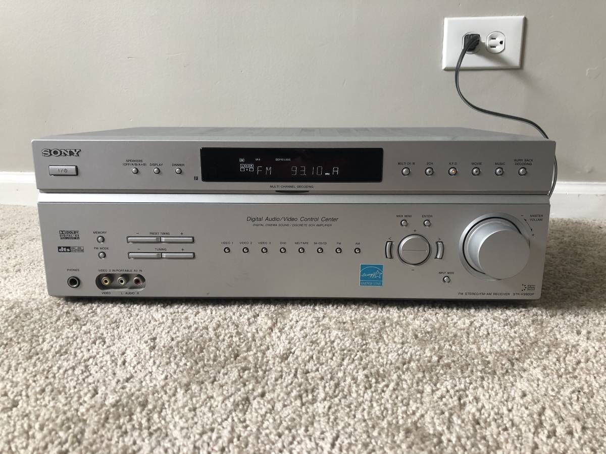 Sony STR-K9900P Home Receiver Works Great