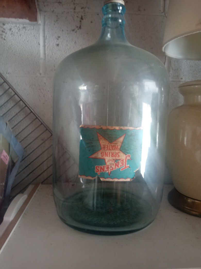 Jensen Vintage 5gal Water Bottle Rare 