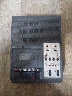 Sharp cassette player