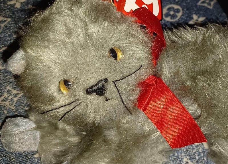 TY COLLECTOR BEANIE BABIES BEANI CAT, WISEST OWL, GOAT GOATEE