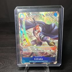 English X-Drake One Piece Alt Art Card