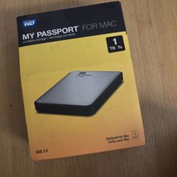 WD 1tb External Hard Drive For Mac - Storage