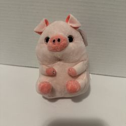 Nanco Belly Buddies Pig Stuffed Animal Toy Pink Piglet Plush NWT