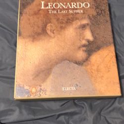 Leonardo, the last supper hard cover book NEW