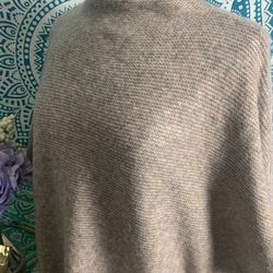 Women's Poncho Sweater - Universal Thread Oatmeal One Size