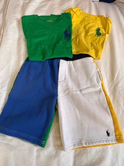Polo Ralph Lauren Boys 3-Piece Outfit Bundle – Size Medium (10–12)