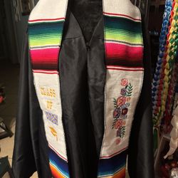 Flower Graduation Stole
