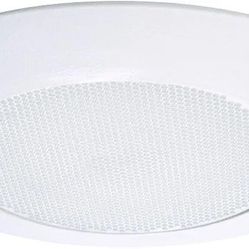 HALO 70PS Recessed Light Trim with Frosted Albalite Lens, White, 6 in.