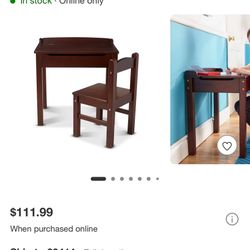 Kids Mellissa And Doug Table Brand New In Box 