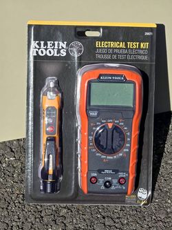 Klein Tools Electrical Test Kit – MM320 Multimeter + Dual-Range Voltage Tester