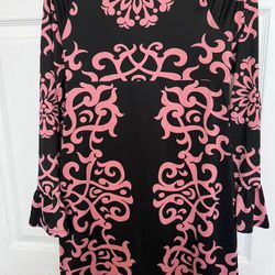 Baby Doll Dress INC Size (M) With Long ruffle sleeves