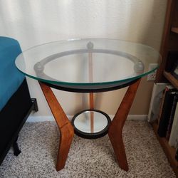 Glass Side Table