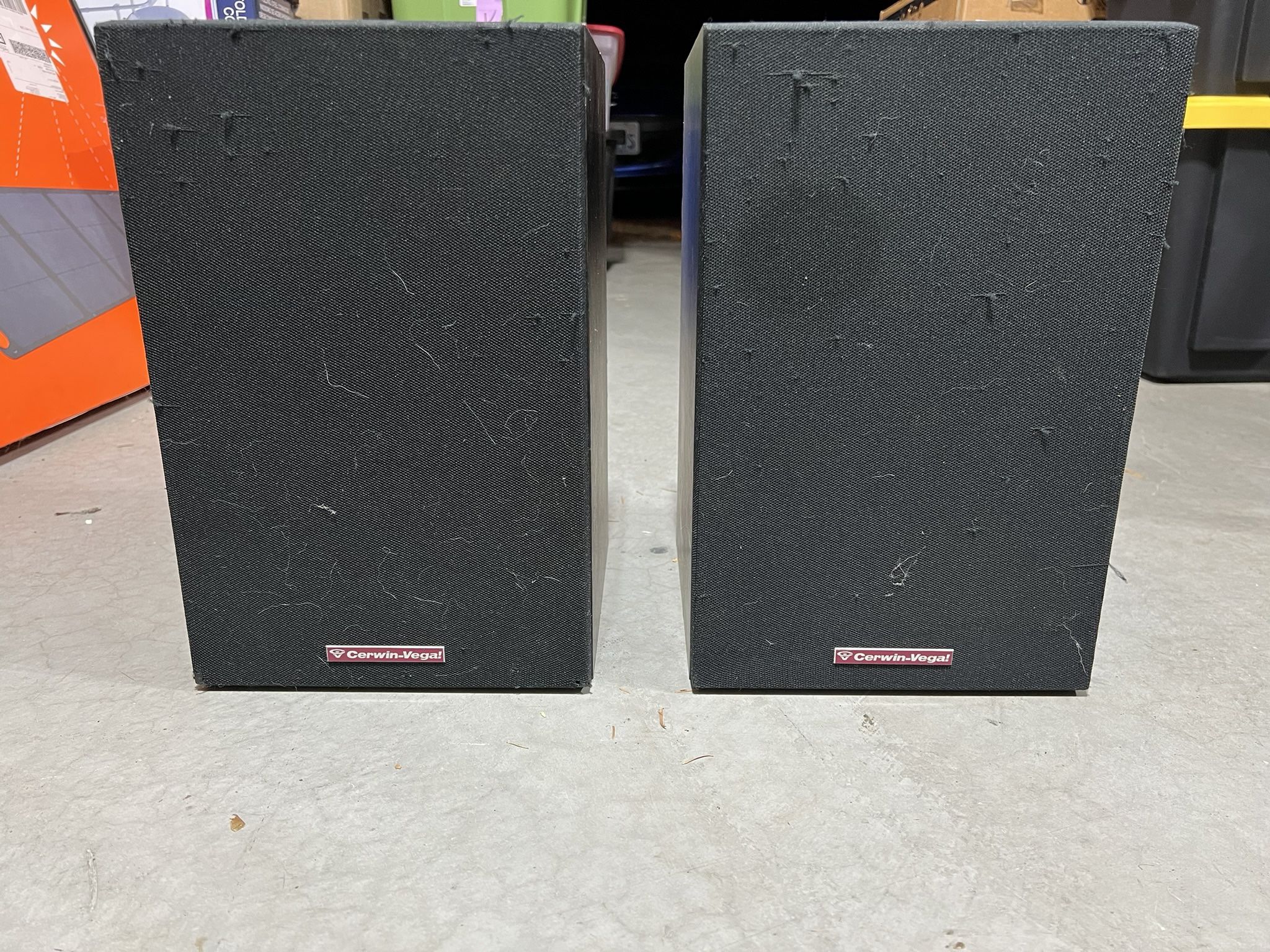 Vintage Cerwin Vega bookshelf speakers