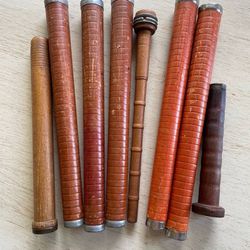 8 Vintage Thread Spools