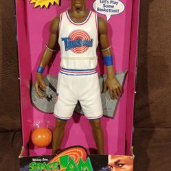 1996 15" Talking Michael Jordan Figure Doll Space Jam Playmate