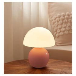 Pink Mushroom Lamp
