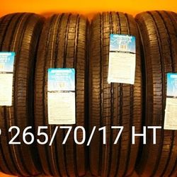 265/70/17 For Sale 4 New Tires We Service Motorcycle Tires
