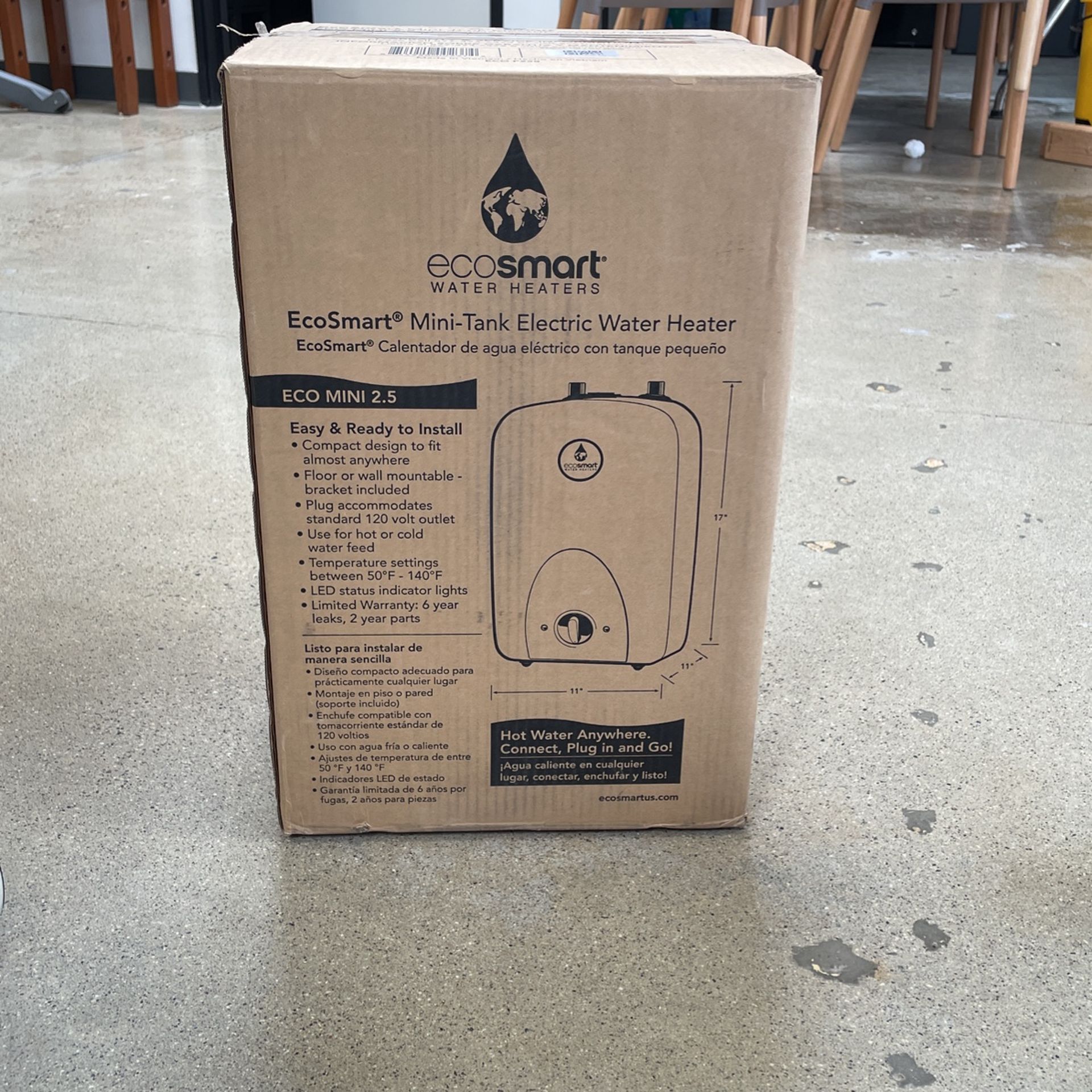 Used Eco Mini 2.5 Electric Water Heater