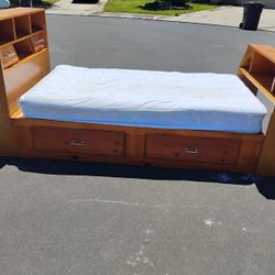 Twin Size Captains Bed 