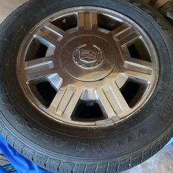Cadillac rims and Goodyear Tires