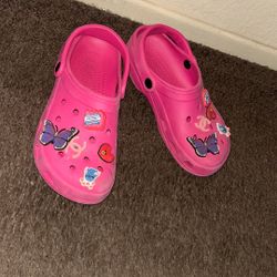  Shoes, 5$, Time And True Brand, Size 7 in Woman, Pink With Charms. 
