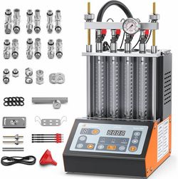 FOXWELL JT410 Fuel Injector Tester & Cleaner Machine with Ultrasonic Clean - Pro Mechanics Tool