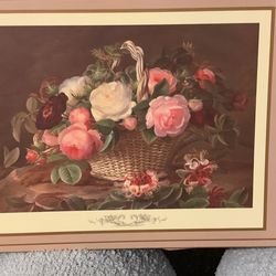 Vintage Pimpernel. Made In England Set Of 6 Cork Backed Placements With Matching Box Of Coasters
