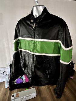 Wilson’s leather size L green and black jacket