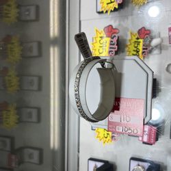 Tennis bracelet 10k white gold 9.4g