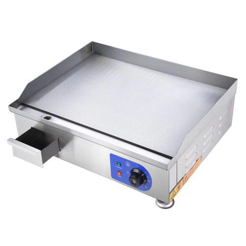 New 2500W, 24” Electric Countertop Griddle Flat Grill