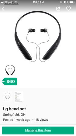 Lg Bluetooth ear buds