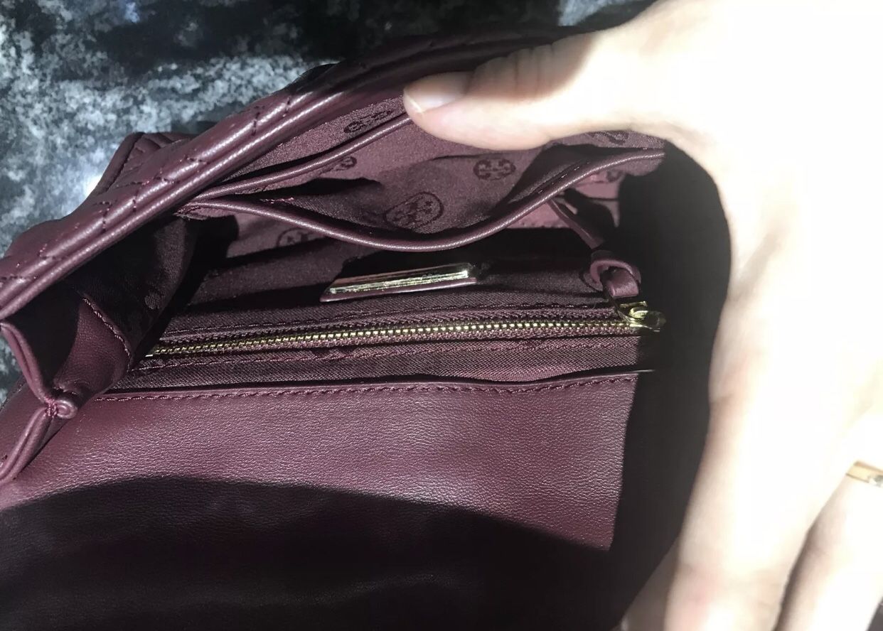 Tory Burch 31382 Fleming small convertible shoulder bag red wine NWT SRP 450 for Sale in Jacksonville FL OfferUp