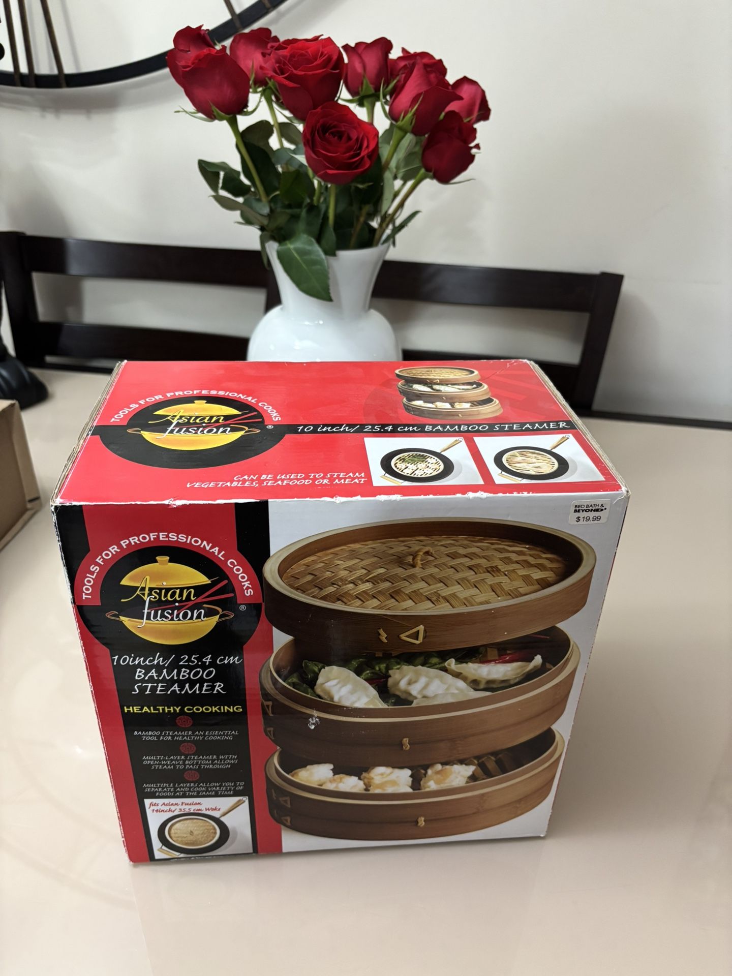 New Bamboo Steamer Basket