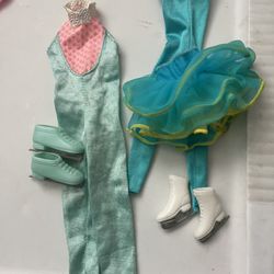 Ken And Barbie Doll Ice Skating Outfits